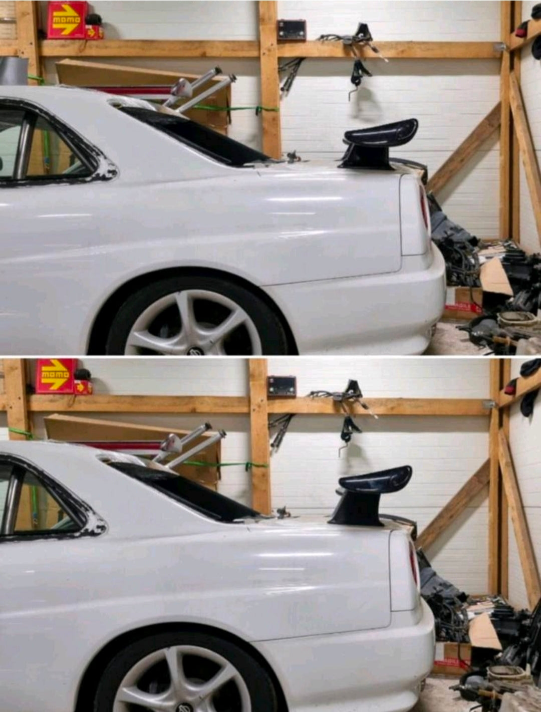 Nissan Skyline R34 GT-R billet Spoiler legs - Higher (pair)